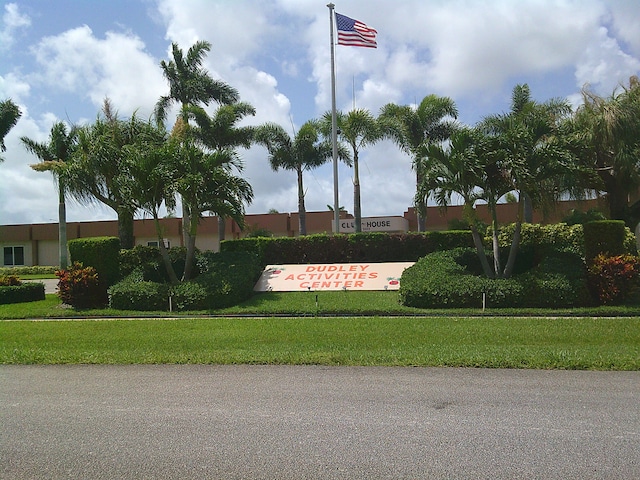 view of community with a yard