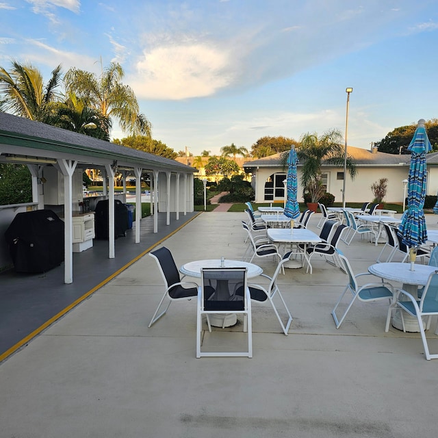 view of patio / terrace with grilling area