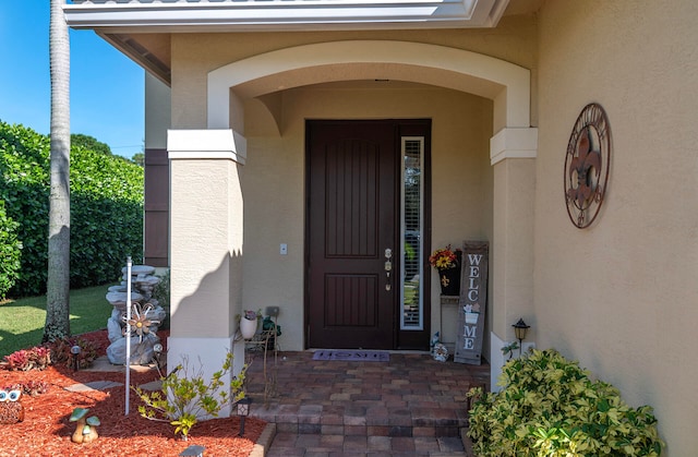 view of entrance to property