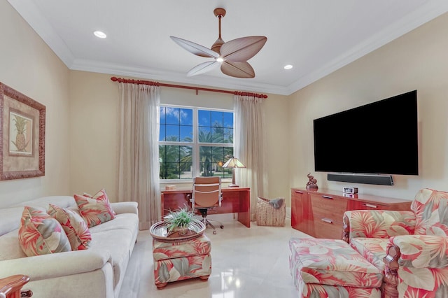 dining room with a raised ceiling, crown molding, and an inviting chandelier