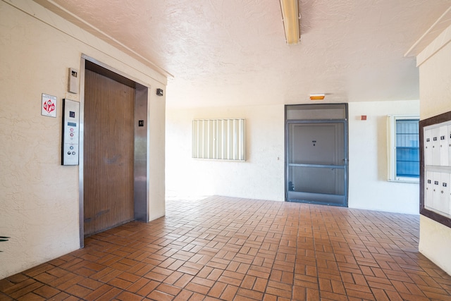 interior space featuring elevator