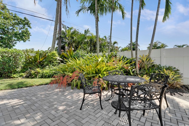 view of patio