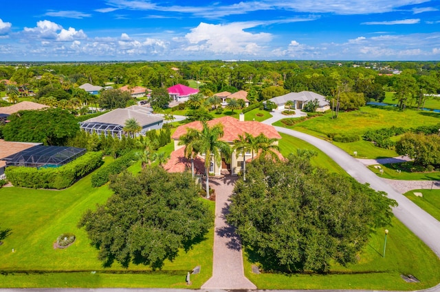 bird's eye view featuring a residential view