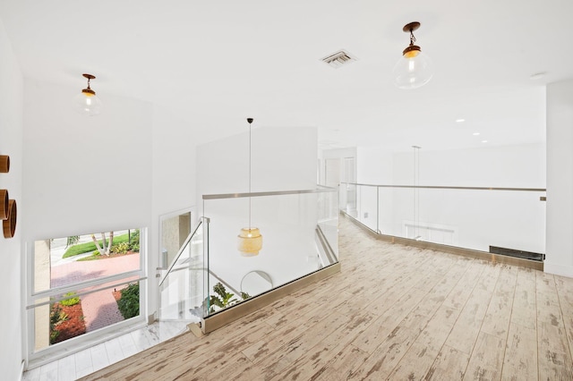 interior space featuring light hardwood / wood-style flooring