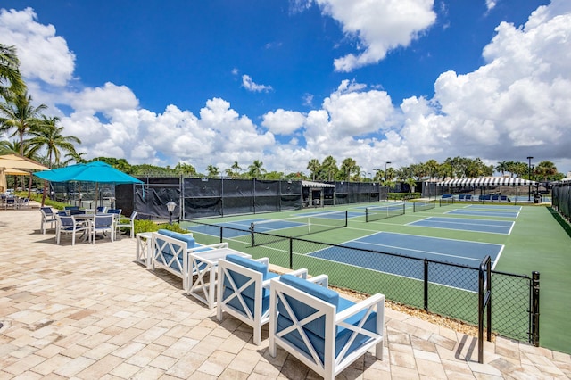 view of sport court