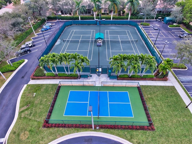 view of sport court