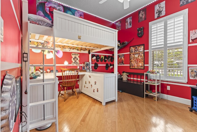 bedroom featuring light hardwood / wood-style flooring