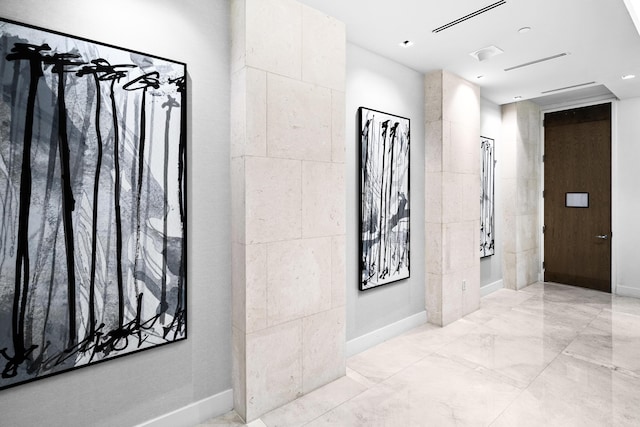 3100 N Ocean Dr Unit H-1508, Singer Island, FL 33404 - corridor featuring baseboards