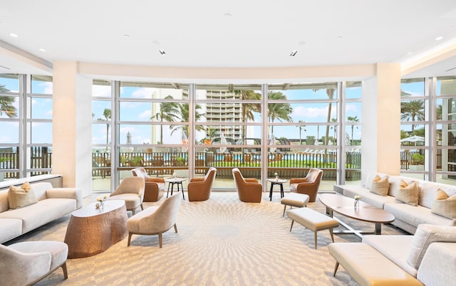 3100 N Ocean Dr Unit H-1508, Singer Island, FL 33404 - view of sunroom / solarium