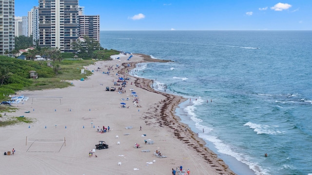3100 N Ocean Dr Unit H-1508, Singer Island, FL 33404 - water view featuring nearby beach