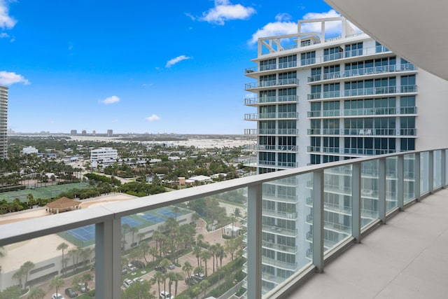3100 N Ocean Dr Unit H-1508, Singer Island, FL 33404 - balcony with a city view