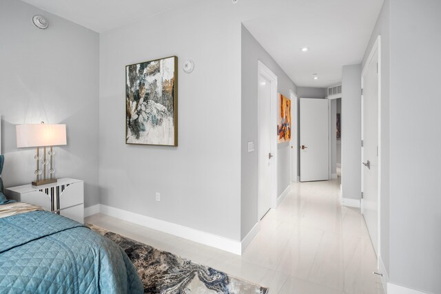 3100 N Ocean Dr Unit H-1508, Singer Island, FL 33404 - bedroom featuring baseboards and recessed lighting