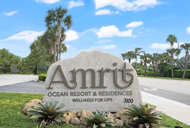 3100 N Ocean Dr Unit H-1508, Singer Island, FL 33404 - view of community sign