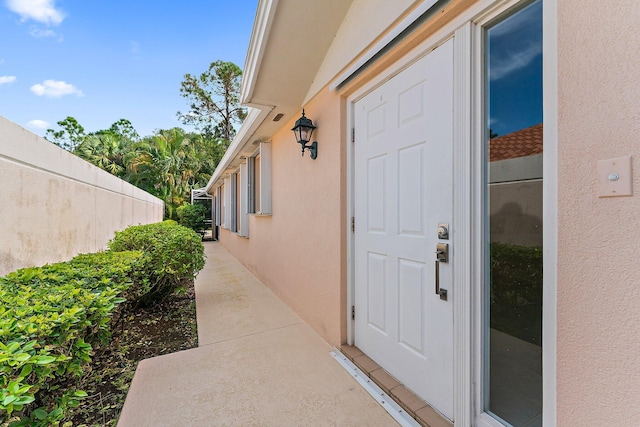 view of property entrance