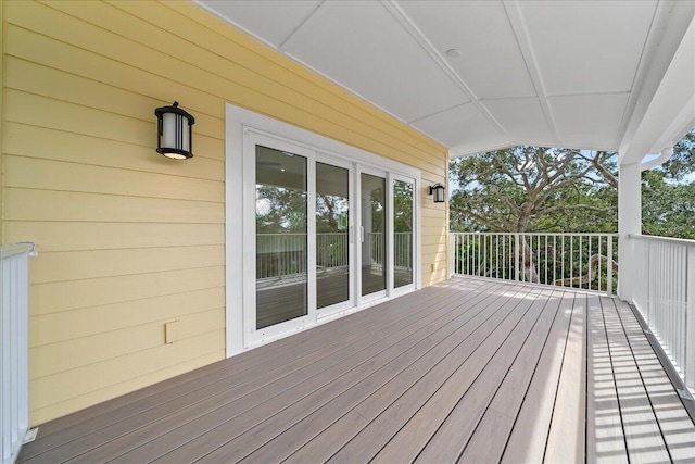 view of deck