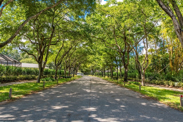 view of road