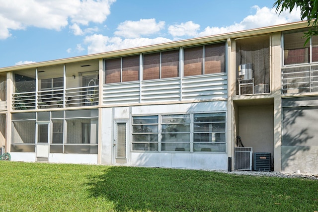 view of property featuring central AC