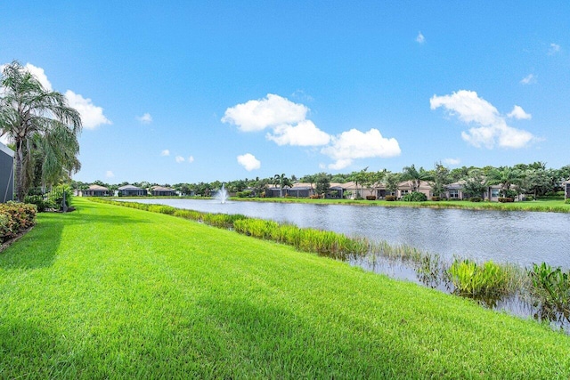 property view of water