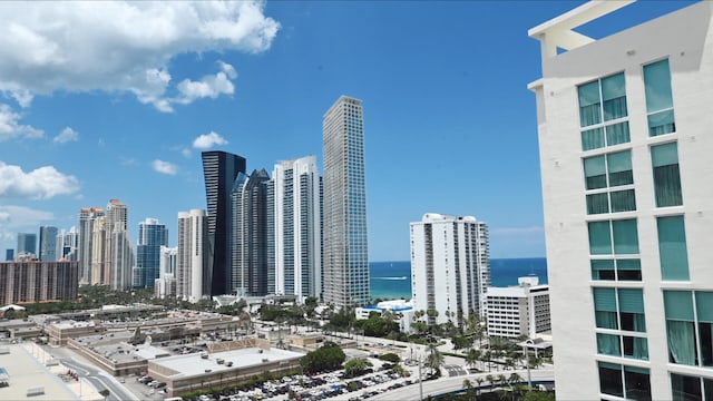 city view with a water view