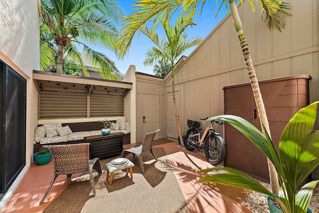 view of patio