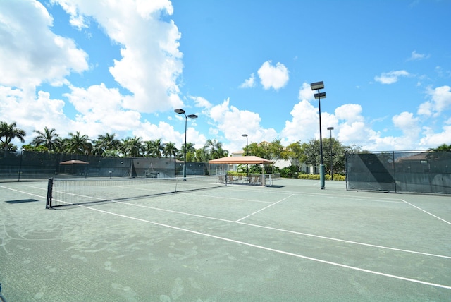 view of sport court