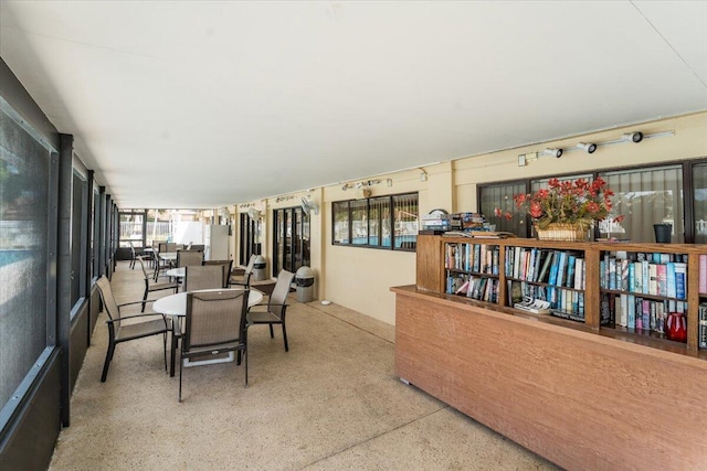 view of dining space