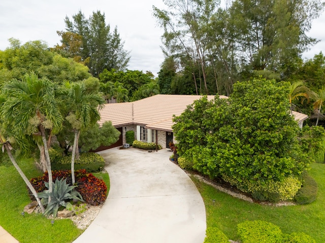 view of ranch-style home