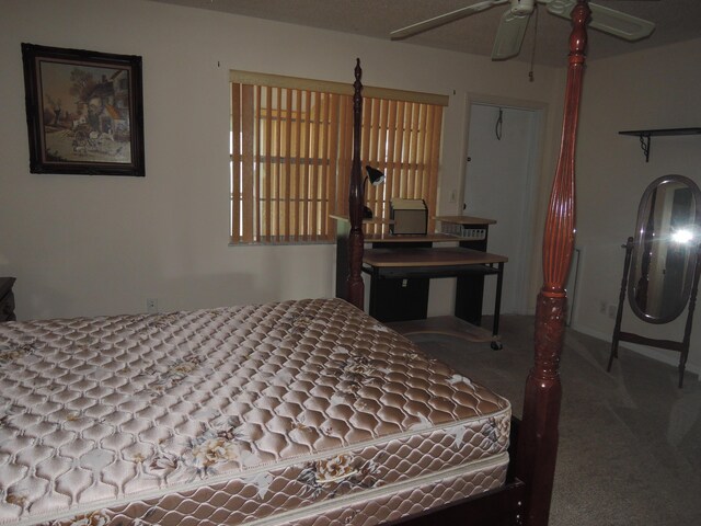 408 Sandpiper Dr Unit C, Fort Pierce, FL 34982 - carpeted bedroom featuring ceiling fan