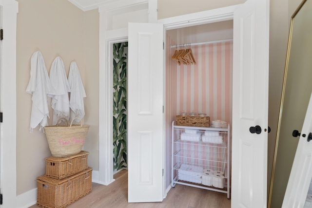 view of closet