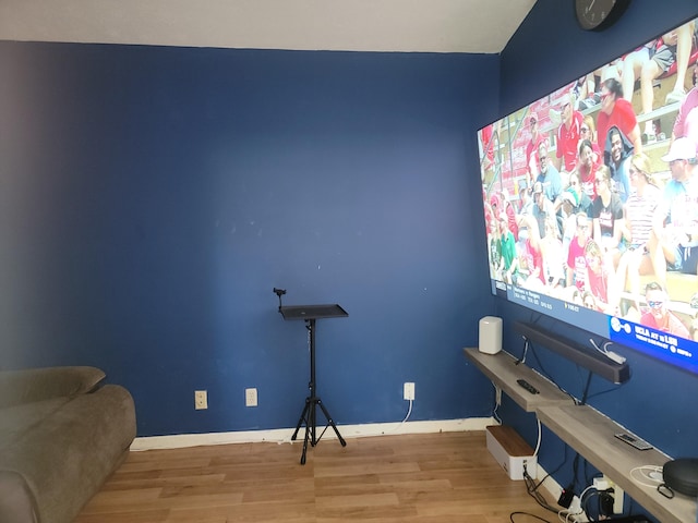 interior space featuring hardwood / wood-style floors