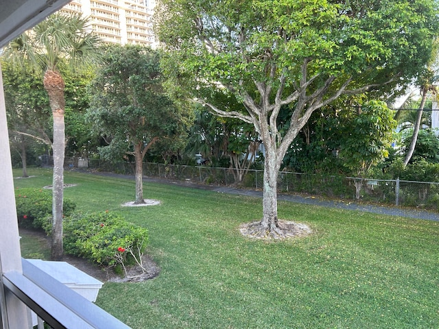 view of yard