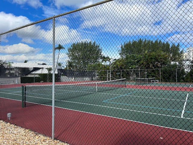 view of sport court