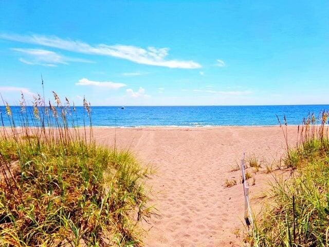 water view featuring a view of the beach