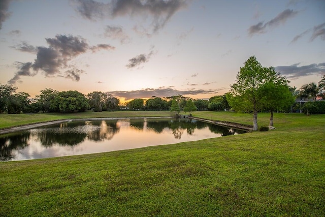 property view of water