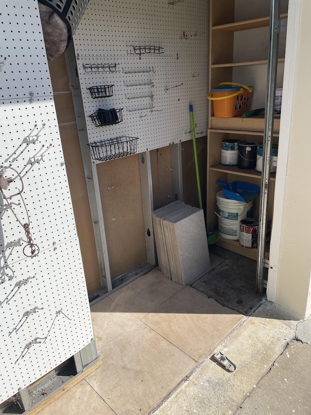 view of storage