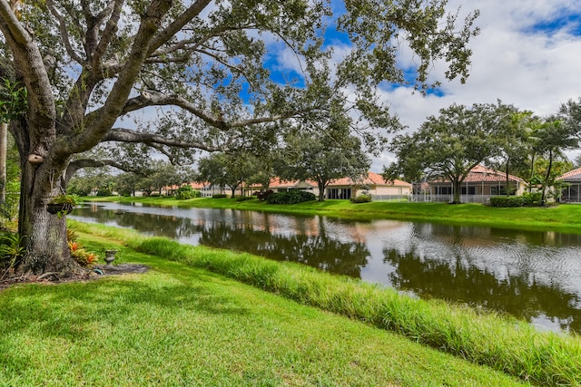 property view of water