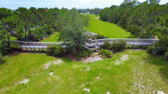 drone / aerial view featuring a rural view