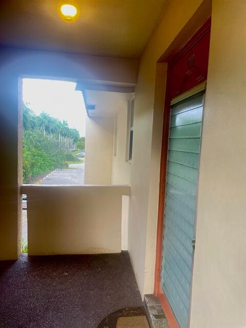 corridor with plenty of natural light