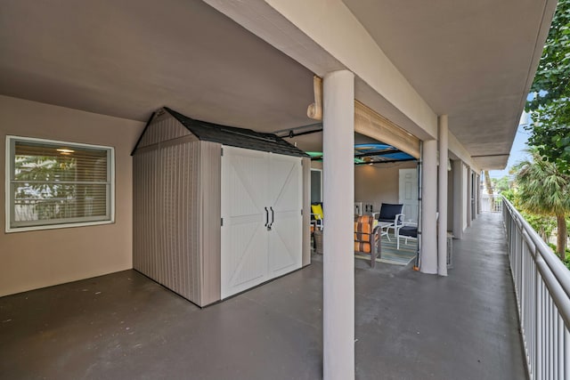 view of patio / terrace featuring a balcony