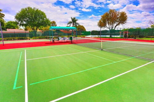 view of sport court