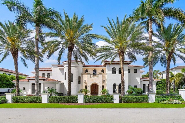 view of mediterranean / spanish house