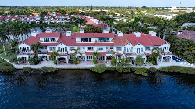 1583 Estuary Trl, Delray Beach, FL 33483 - birds eye view of property with a water view