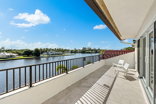 1583 Estuary Trl, Delray Beach, FL 33483 - balcony featuring a water view