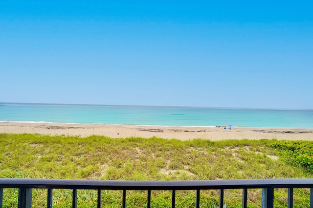 water view featuring a view of the beach