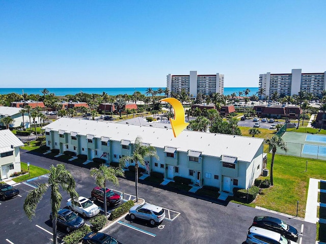 9427 S Ocean Dr Unit 60, Jensen Beach, FL 34957 - aerial view featuring a water view