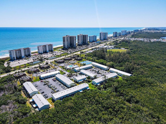 9427 S Ocean Dr Unit 60, Jensen Beach, FL 34957 - bird's eye view featuring a water view