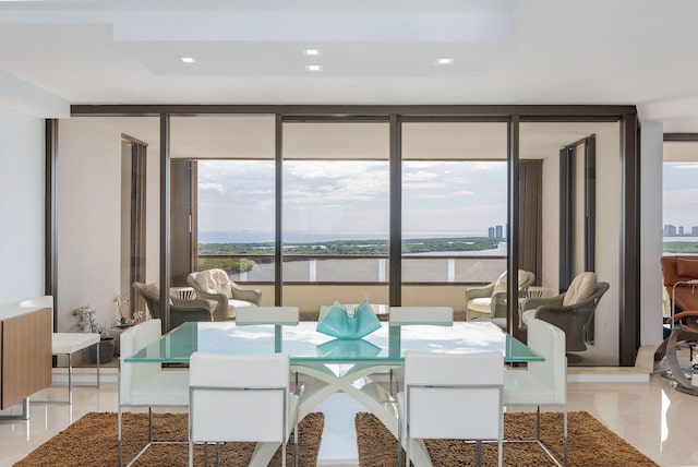 dining room featuring plenty of natural light