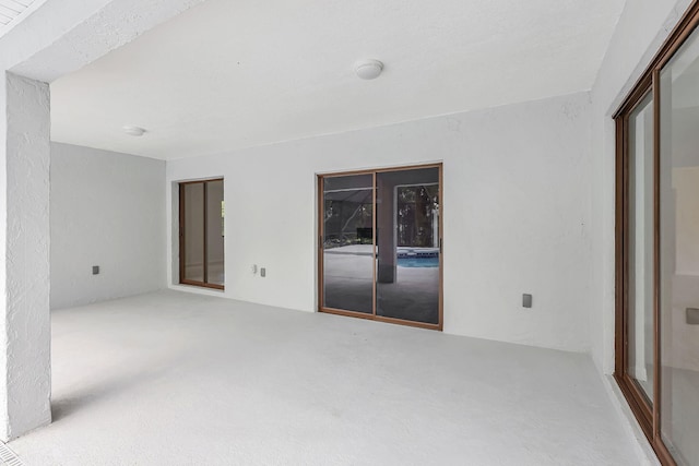 interior space with carpet floors