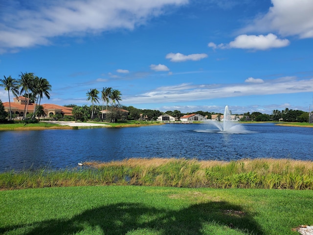 property view of water