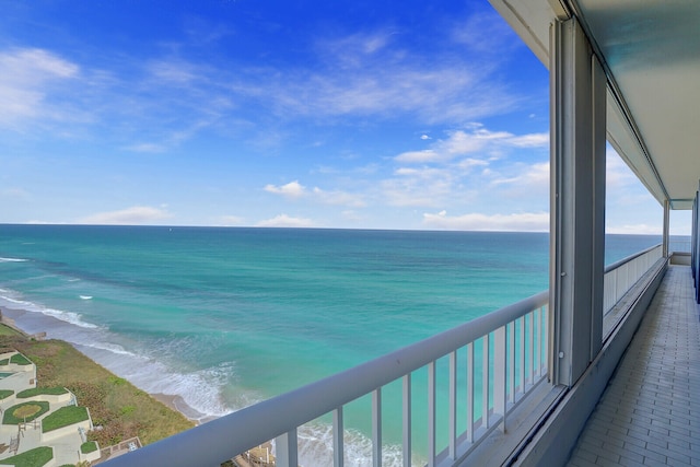 water view with a beach view